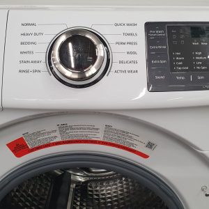 Used Samsung Set Washer WF45K6200AW With Add wash Function and Dryer DV45K6200EW 8