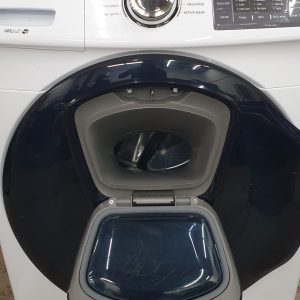 Used Samsung Set Washer WF45K6200AW With Add wash Function and Dryer DV45K6200EW 9