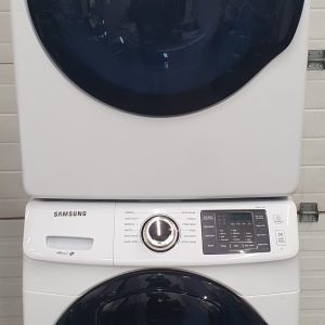 Used Samsung Set Washer WF45K6200EW and Dryer DV45K6200EW 2