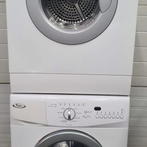 Used Whirlpool Set Apartment Size Washer WFC7500VW and Dryer YWED7500VW 4