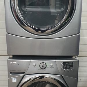 Used Whirlpool Set Washer WFW9250WL00 and Dryer YWED9250WL0 2