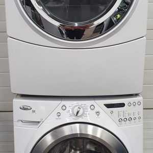 Used Whirlpool Set Washer WFW9400SW03 and Dryer YWED9759WW0 2
