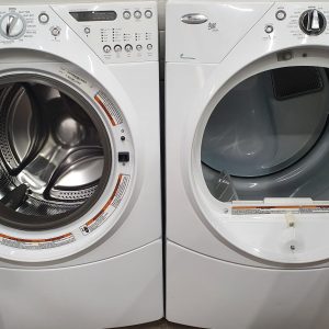 Used Whirlpool Set Washer WFW9400SW03 and Dryer YWED9759WW0 3