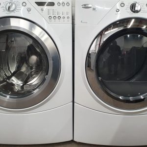 Used Whirlpool Set Washer WFW9400SW03 and Dryer YWED9759WW0 6
