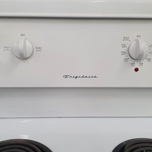 Used Frigidaire Electrical Stove CFEF210CS2 Apartment Size 4