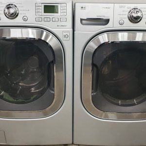 Used LG Set Washer WM3001HPA and Dryer DLEX3001P 2
