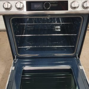 Used Less Than 1 Year Electrical Slide In Stove Samsung NE63T8711SSAC 1