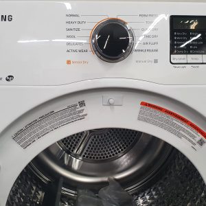 Used Less Than 1 Year Samsung Apartment Size Set Washer WW22K6800AW and Dryer DV22K6800EW 2 1
