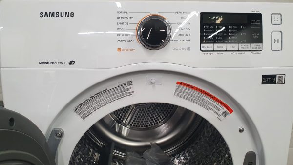 Used Less Than 1 Year Samsung Apartment Size Set: Washer WW22K6800AW and Dryer DV22K6800EW