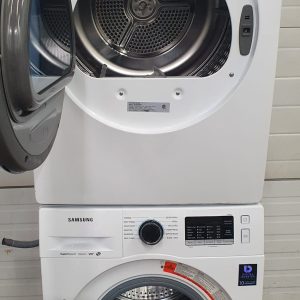Used Less Than 1 Year Samsung Apartment Size Set Washer WW22K6800AW and Dryer DV22K6800EW 3 1
