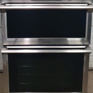 Used Less Than 1 Year Samsung Built In Microwave Wall Oven NQ70M7770DS 3 1
