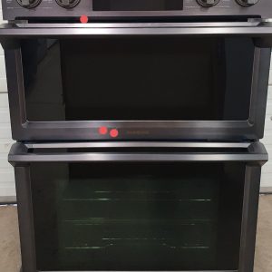 Used Less Than 1 Year Samsung Built In MicrowaveWall Oven NQ70M7770DG 3
