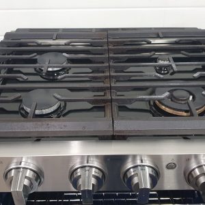 Used Less Than 1 Year Samsung Chef Collection Gas Propane Stove NX58M9960PS 4