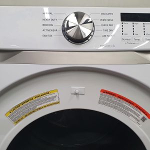 Used Less Than 1 Year Samsung Electrical Dryer DVE45T6005W 2