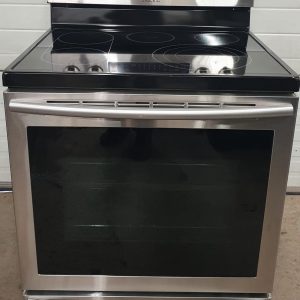 Used Less Than 1 Year Samsung Electrical Stove NE59J7750WS 1