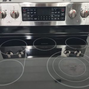 Used Less Than 1 Year Samsung Electrical Stove NE59J7750WS 4