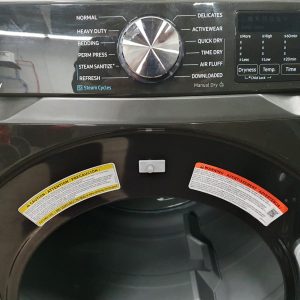 Used Less Than 1 Year Samsung Set Washer WF50T8500AV and Dryer DVE50R8500V 3
