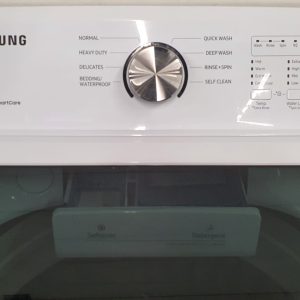 Used Samsung Set Washer WA44A3205AW and Dryer DVE45T3200W 5