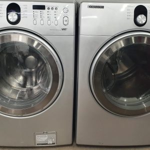 Used Samsung Set Washer WF218ANS and Dryer DV218AES 3