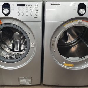 Used Samsung Set Washer WF218ANS and Dryer DV218AES 4