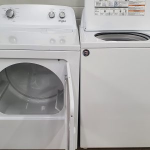 Used Whirlpool Set Washer WTW4855HW0 and Dryer YWED4850HW0 3