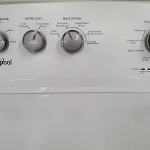 Used Whirlpool Set Washer WTW4855HW0 and Dryer YWED4850HW0 5