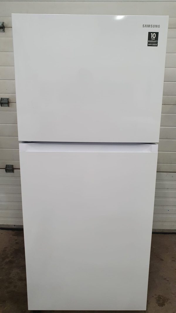 Open Box Samsung RT18M6213WW Top Mount Refrigerator