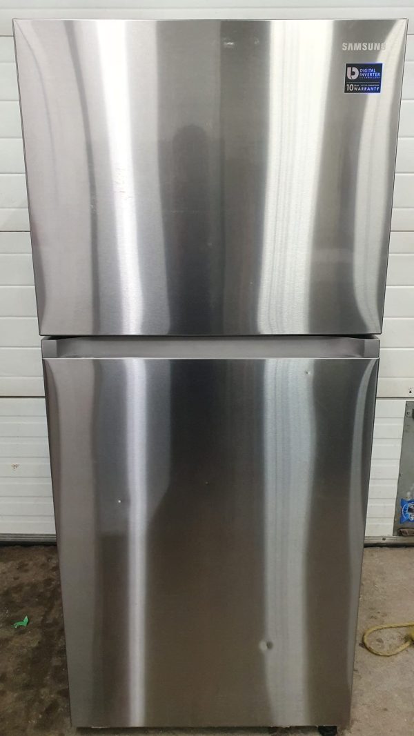 Used Less Than 1 Year Samsung RT18M6114SR Top Mount Refrigerator