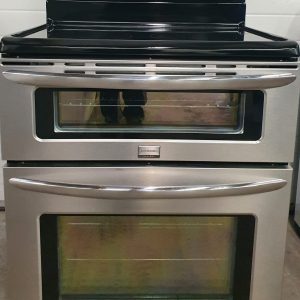 USED FRIGIDAIRE ELECTRICAL STOVE CGEF304DKF2 WITH 2 OVENS 2