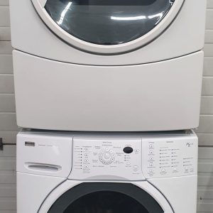 USED KENMORE SET WASHER 110.45081401 4.5 cu.ft and DRYER 110.C85081401
