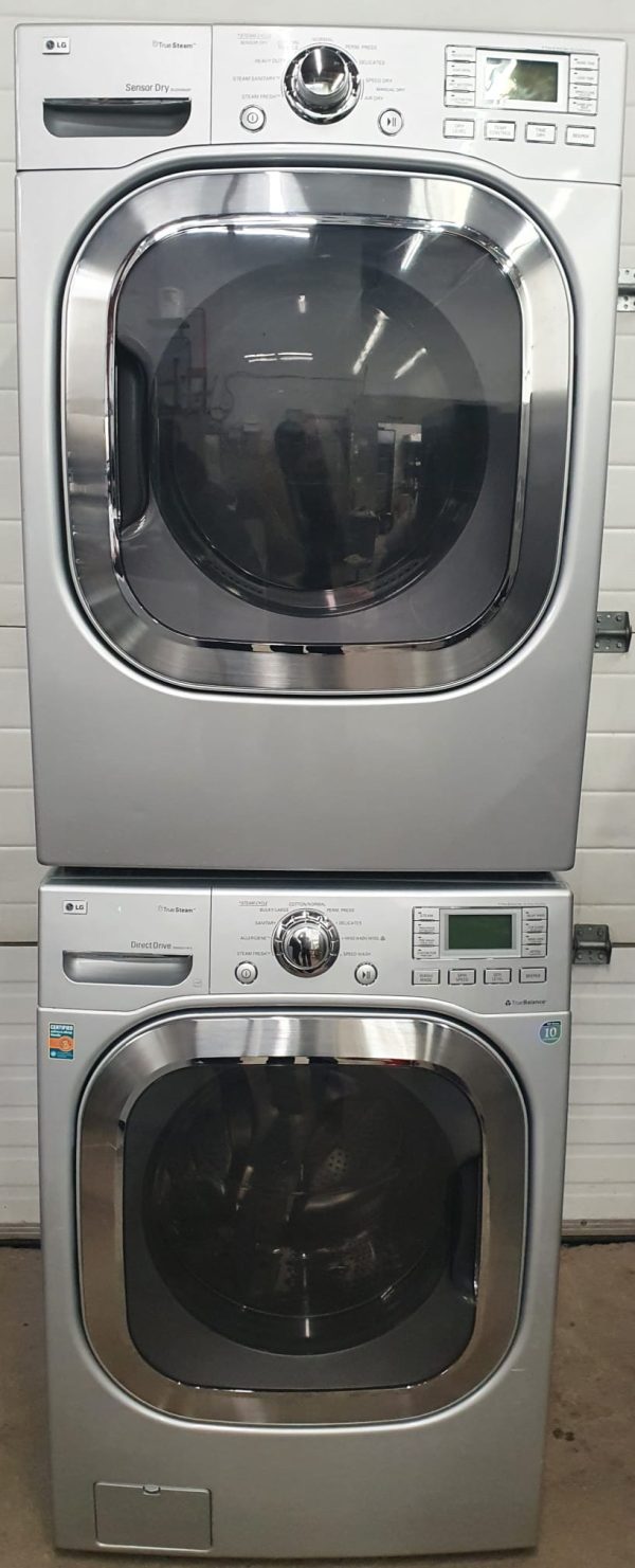Used LG Set Washer WM3001HPA and Gas Dryer DLEX3001P