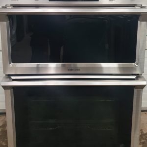 Used Less Than 1 Year Samsung Built In MicrowaveWall Oven NQ70M7770DS 1