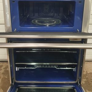 Used Less Than 1 Year Samsung Built In MicrowaveWall Oven NQ70M7770DS 2