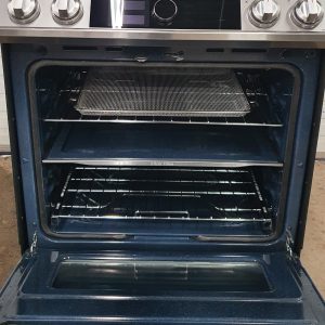 Used Less Than 1 Year Samsung Induction Slide In Stove NE63T8951SS 2