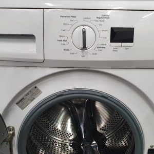 Used Blomberg Set Apartment Size Washer WM67121NBL00 and Dryer DV17542 5