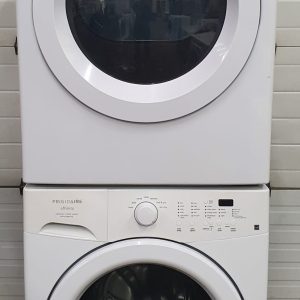 Used Frigidaire Set Washer FFFW5000QW and Dryer CAQE7001LW0 1