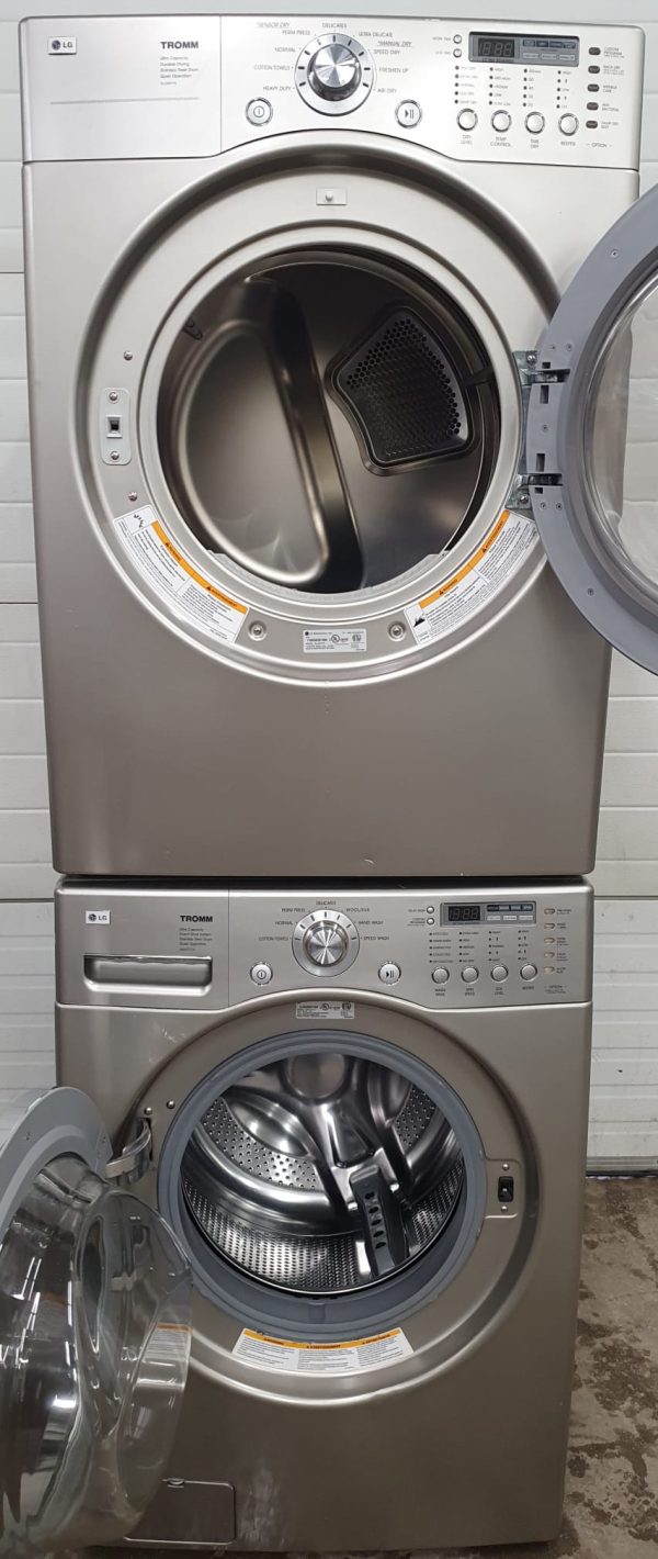 Used LG Set Washer WM2477HS and Dryer DLE6977S