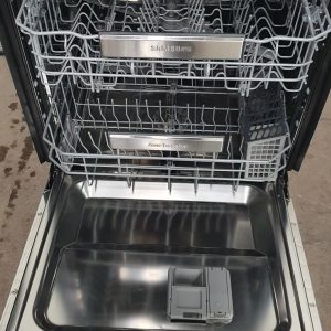 Used Less Than 1 Year Samsung Dishwasher DW80R9950UG 4