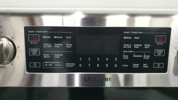 Used Less Than 1 Year Samsung Electric Stove NE59T7851WS