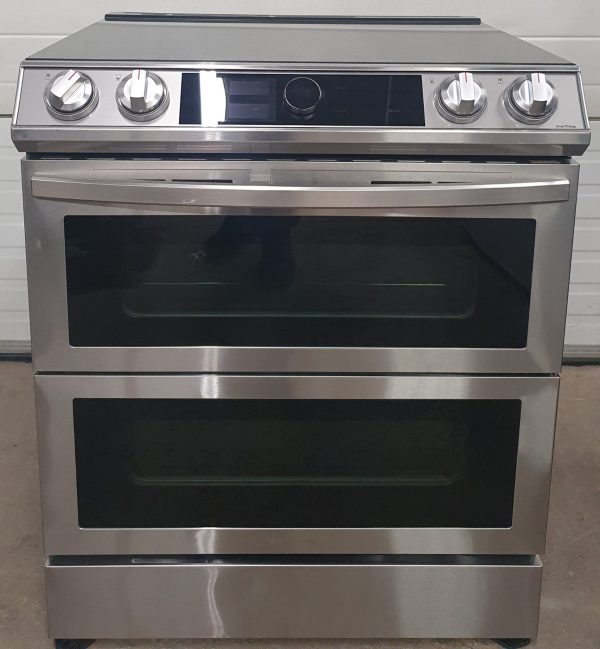 Used Less Than 1 Year Samsung Slide In Electric Stove NE63T6751SS