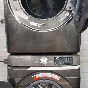 Used Less Than 1 Year Set Samsung Washer WF456100APUS and Gas Dryer DVG45T6100PAC 2
