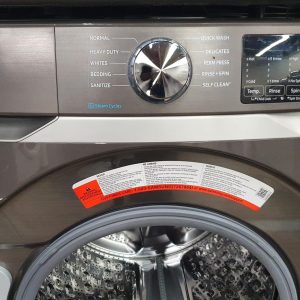 Used Less Than 1 Year Set Samsung Washer WF456100APUS and Gas Dryer DVG45T6100PAC 4