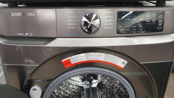Used Less Than 1 Year Set Samsung Washer WF456100AP/US and Gas Dryer DVG45T6100P/AC