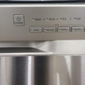 Used Less Than1 Year Samsung Dishwasher DW80J3020US 3