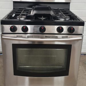 Used Samsung Gas Electrical Stove FX710BGS 1