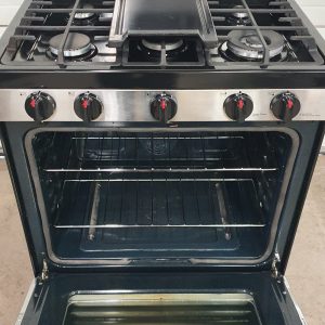 Used Samsung Gas Electrical Stove FX710BGS 2