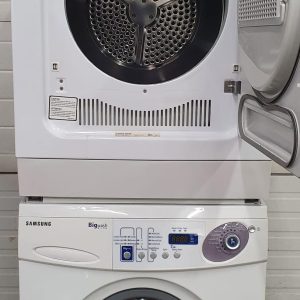 Used Samsung Set Apartment Size Washer B1113J and Dryer DV665JW 1