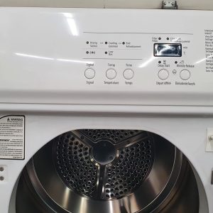 Used Samsung Set Apartment Size Washer B1113J and Dryer DV665JW 4