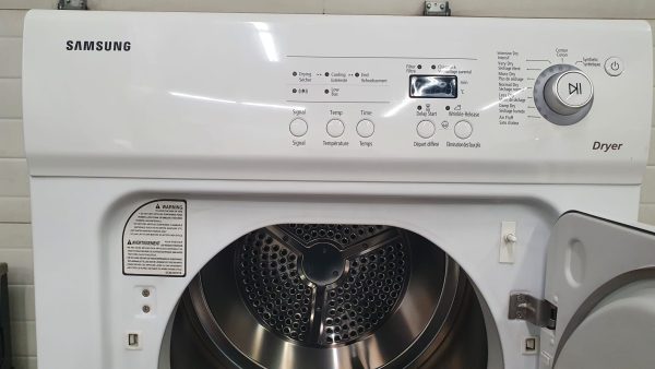 Used Samsung Set Apartment Size Washer B1113J and Dryer DV665JW