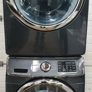 Used Samsung Set Washer WF45H6300AG and Dryer DV45H6300EG 2